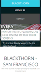 Mobile Screenshot of blackthornsf.com