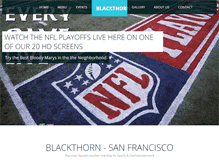 Tablet Screenshot of blackthornsf.com